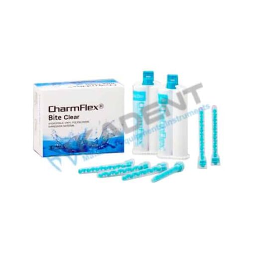 CharmFlex Bite Clear Vinly Polysiloxane Bite Registration Impression Materials 600x400 1